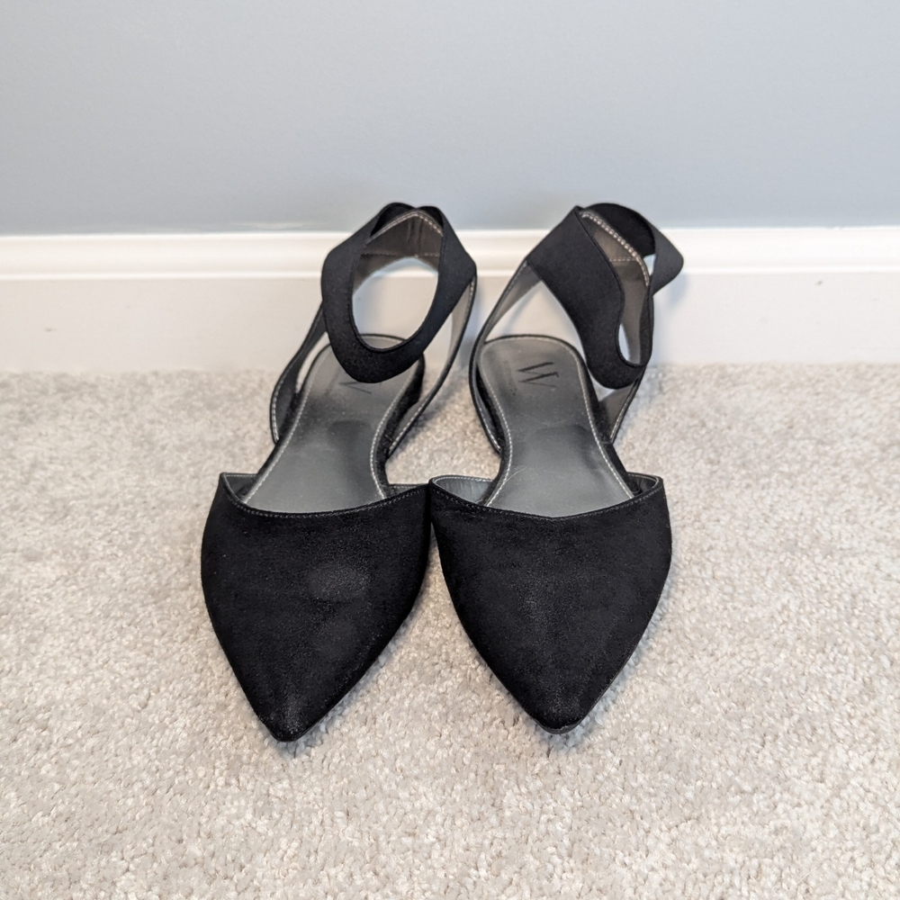 Worthington Black Pointed Flats